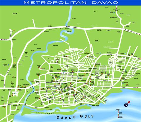 matina davao city map